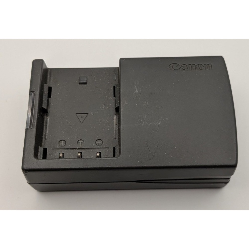 Canon Battery Charger CB-2LT Unisex OS Black Good Compact Wall Plug Untested